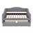 Daybed With two storage drawers And LED, Upholstered Linen Day Bed Frame With Tufted Button Backrest-909913601-909913602