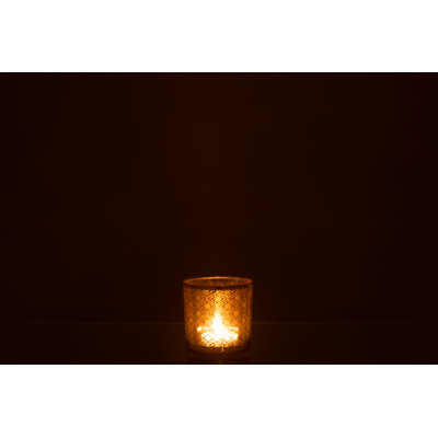 Glass Tabletop Tealight Holder