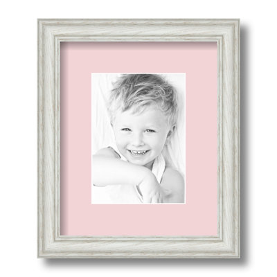 Wood Matte Picture Frame with Mat