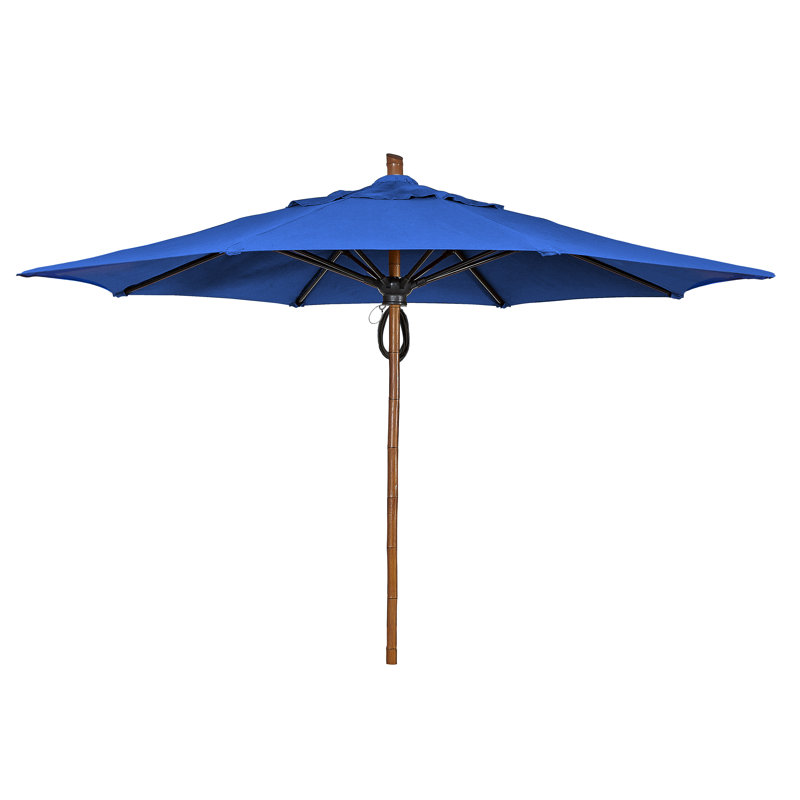 Parasol de marché octogonal 11 pi Prestige, Bleu pacifique