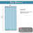 Privacy Non-See-Through Door Sheer White French Door Curtain-894627195