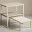 Ensemble de 3 tablettes de rangement pour armoire de cuisine, étagère à épices et rangement pour cuisine, beige sable