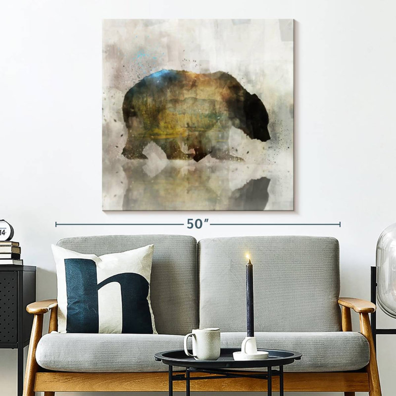 Brampt Journey Bear, 33" H x 33" W
