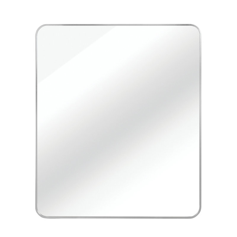 30 "X36" Rectangular Bathroom Wall Mirror, Silver