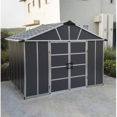 Yukon 9 ft. W x 11 ft. D Plastic Garden Shed