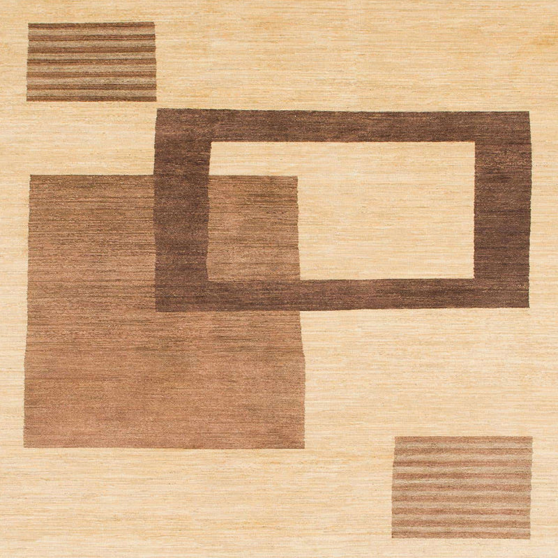Tapis abstrait moderne 1376, Carré 4 pi