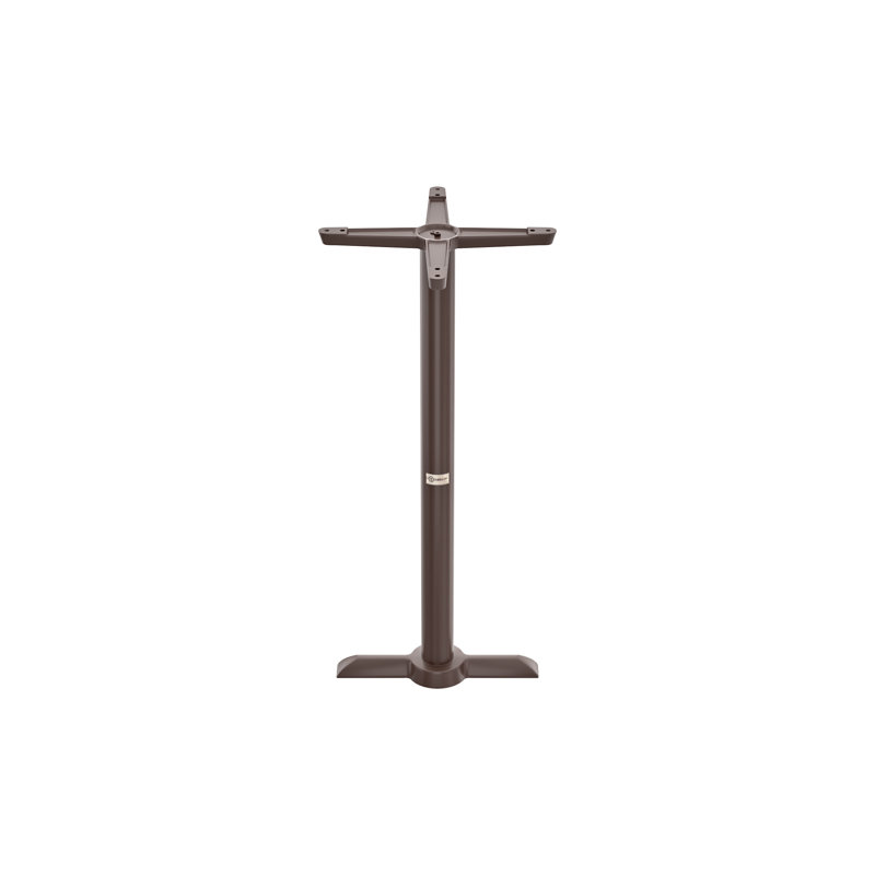 Base de table en T de 40 po Tarrison, Bronze