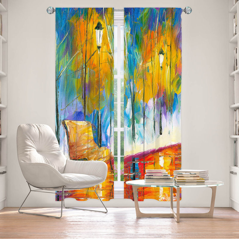 Jeneal Room Darkening Curtain Pair, 20" W x 82" L