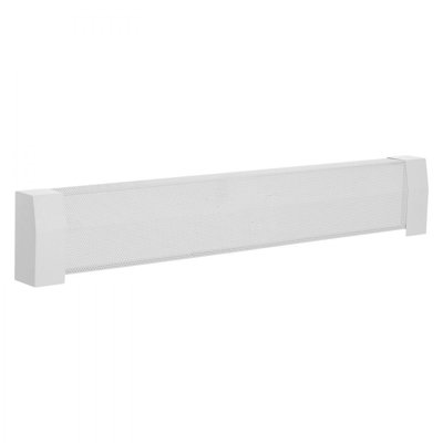 Couvre-plinthes, couvercle avant de l'unité de chauffage électrique standard Premium de 4 pi pour la rénovation, acier robuste, installation facile pour la chambre à coucher remplaçant la vieille couverture