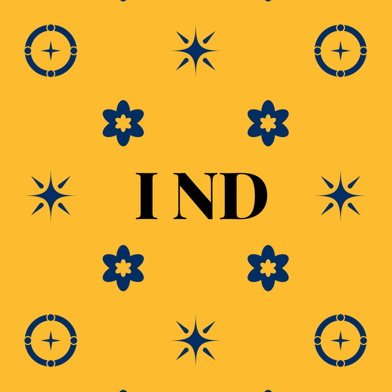 Coussin en microfibre Indianapolis, Jaune / Bleu / Noir