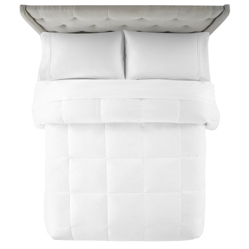 DOWNLITE White Duck Down Insert Hypoallergenic Comforter, Twin Extra Long