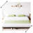 Bed Frame No Box Spring Needed, Heavy Duty Metal Platform Bed Frame, Black-1168613716-1151874356