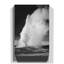 Old Faithful Geyser Erupting in Yellowstone by Ansel Adams Photographic - Wrapped Canvas-19092243
