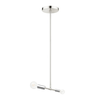 Luminaire suspendu unique à 2 lumières Zailen