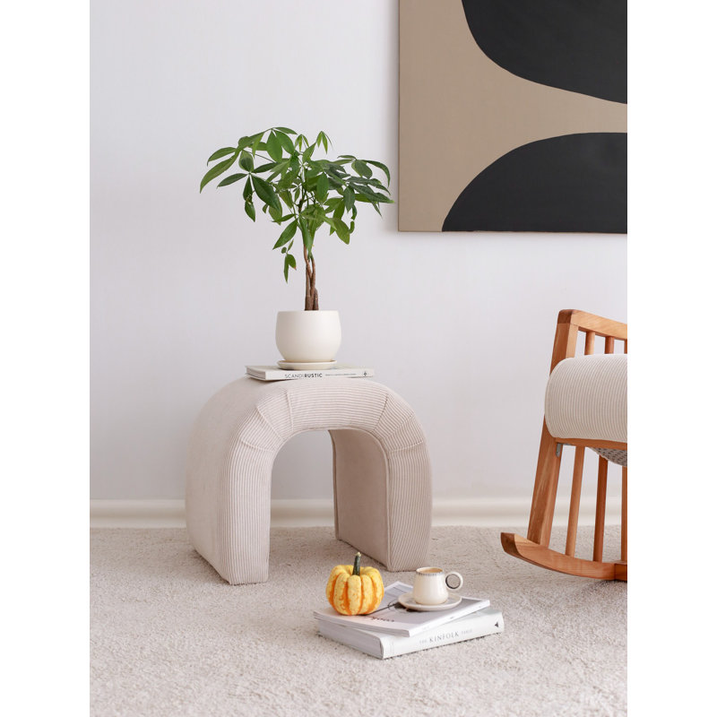 Pouf, Blanc
