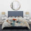 Colorful Mid Century Abstract Elegance II - Ensemble de housse de couette abstrait - Microfibre de polyester-1451435295