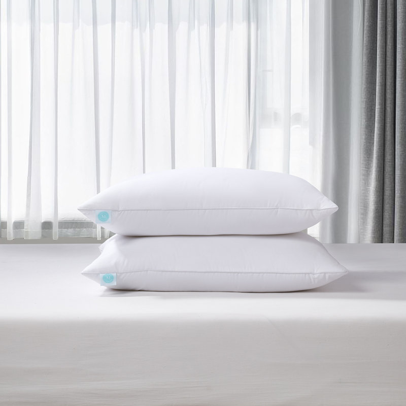 Feathers Medium Support Pillow, Queen