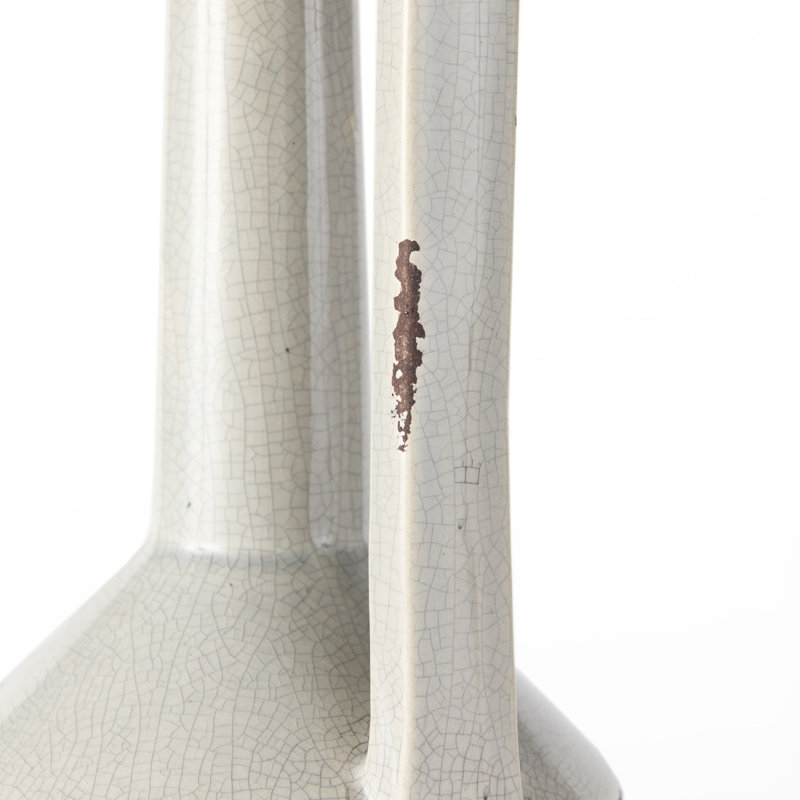 Ceramic / Porcelain Table Vase, 16" H x 7" W x 7" D