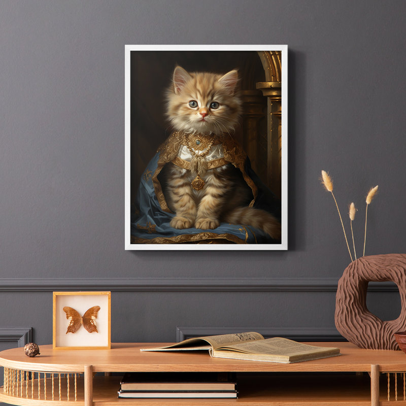 ANIMALS Series CXCIX - reproduction encadrée de qualité supérieure - prête à être accrochée - aucun clou requis