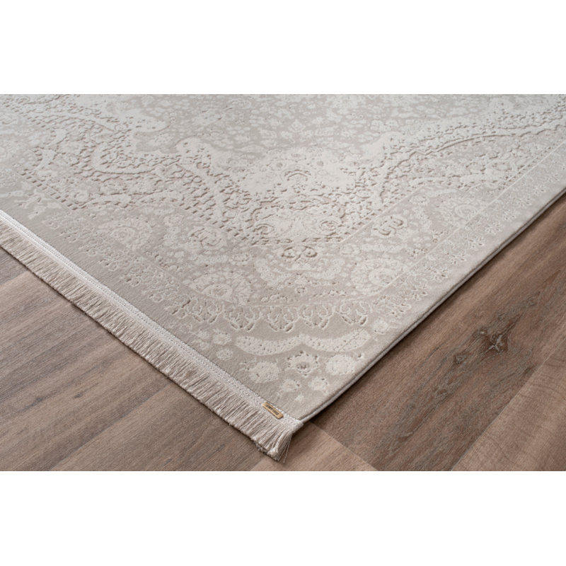Tapis rectangulaire en coton Teresia, Rectangle 4 pi x 6 pi 3 po