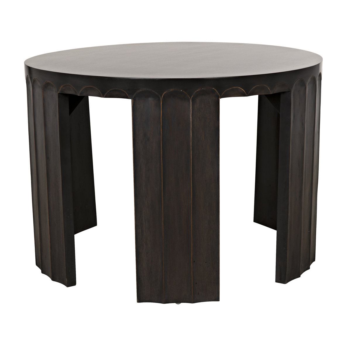 Noir Fluted End Table - Thumbnail 2