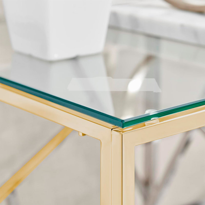 Table d'appoint Mehpare, Or