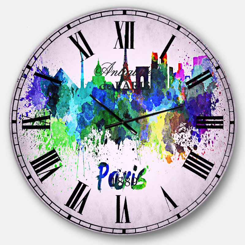 Horloge murale Swigart, Surdimensionné