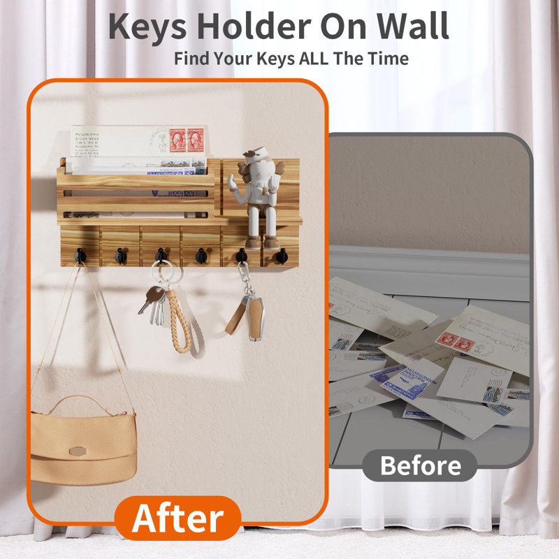 Wall 6 - Hook Coat Rack