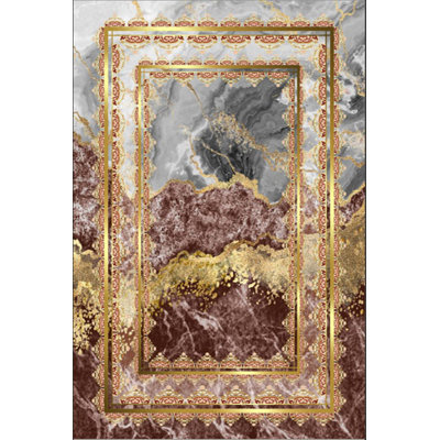 Tapis de couloir luxueux, 100% velours, 31,5 po x 59,1 po | Semelle en coton antidérapant, hauteur des poils: 0,4 po | Antibactérien et lavable à la machine, impression numérique 3D | Design élégant pour le salon et le vestibule