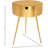Biscette 16'' W Metal Nightstand-1917381608