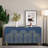 4 Doors Storage Cabinet with Adjustable Shelves for Kitchen, Dining Room, Living Room-1581896236