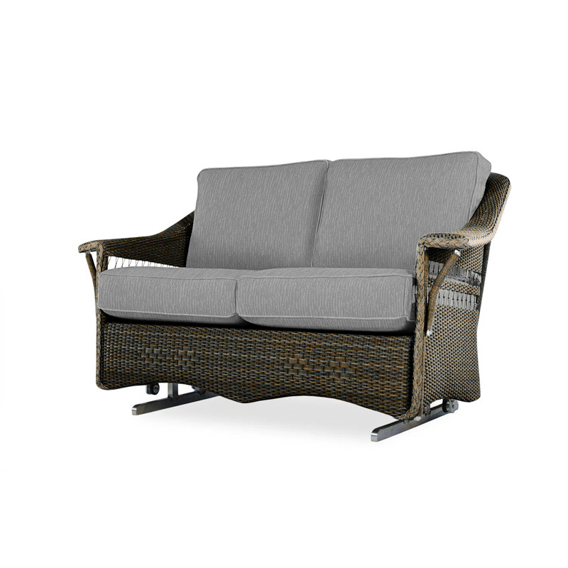 Nantucket Outdoor 2 - Seat Loveseat, Mink, Bamboo Bay Sky