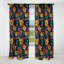 Motif botanique marocain Oasis Ii - Rideau floral - Rideau occultant floral - 1 panneau-107554963