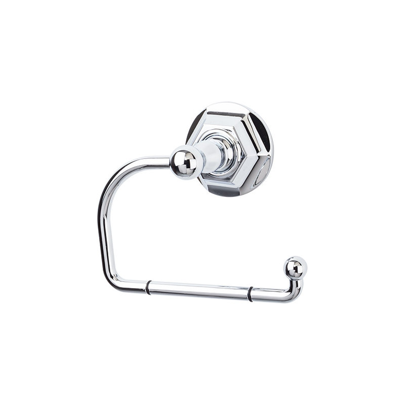 Edwardian Bath  Wall Mounted Toilet Paper Holder, Polished Chrome