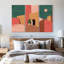 Architecture «Abstract Summer Home Canvas Print» sur-98864144