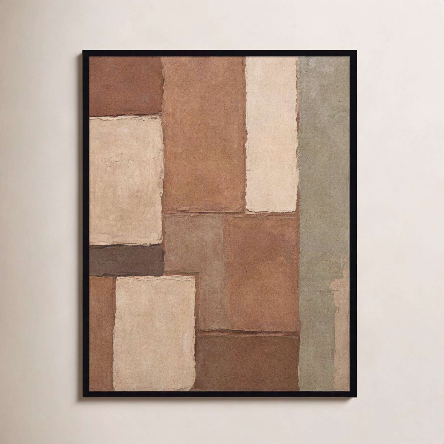 Arcilla Print by Dan Hobday, Black, 41" H x 33" W