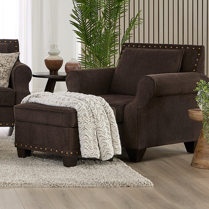  Chaise rembourrée 24825, Largo Carob, Caroube Largo