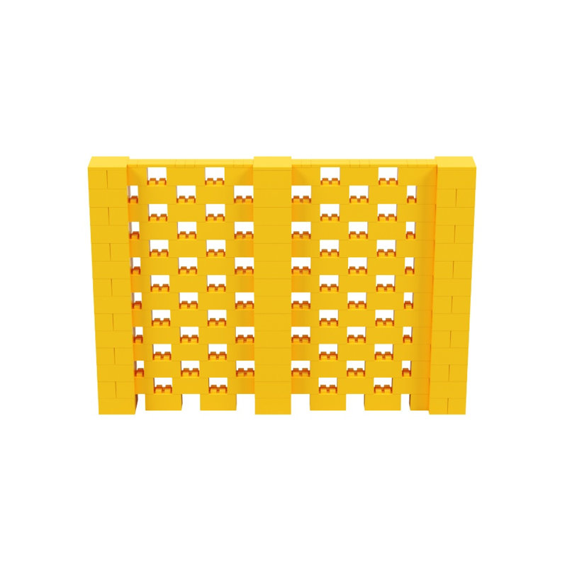 Ensemble mural Everblock, Jaune, H 84 po x l 120 po x P 12 po