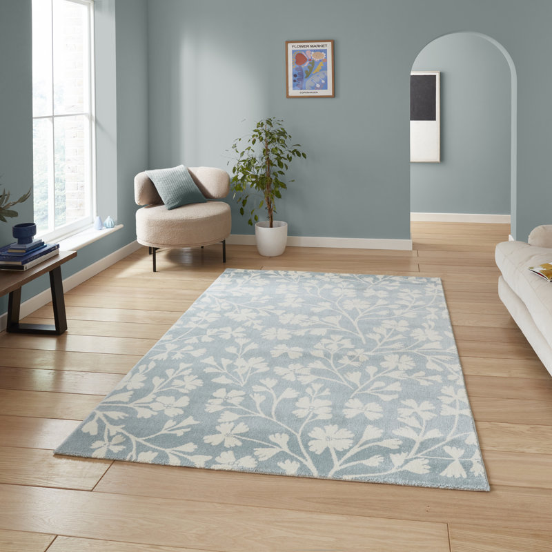 Catherine Lansfield Floral Area Rug, Rectangle 80 x 150 cm