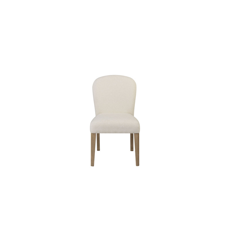 Chaise rembourrée Arch (ensemble de 2), Blanc