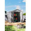 Grey Plastic Outdoor Storage Shed