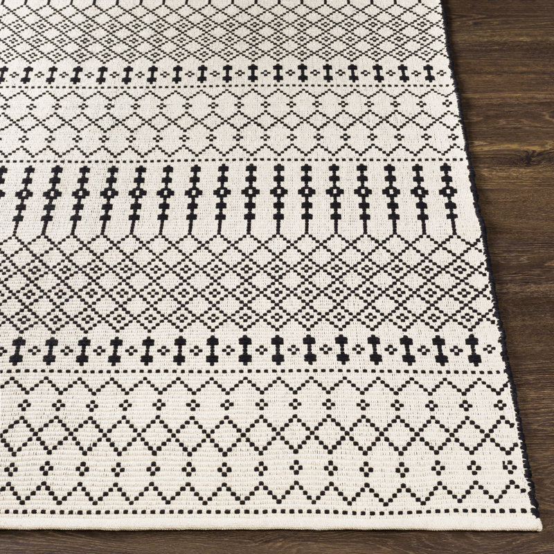 Courtdale Cotton Geometric Indoor Rug, Runner 2'6" x 8'