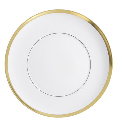 Assiette plate 11,1 po Domo Gold