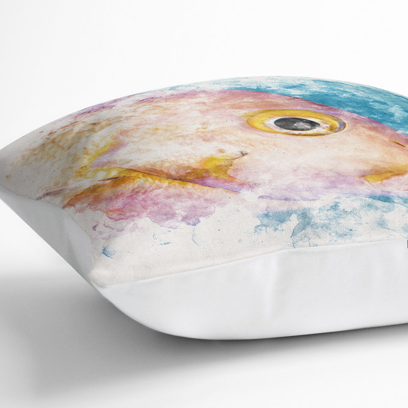 Square Throw Cushion, White, 55cm H x 55cm W x 20cm D