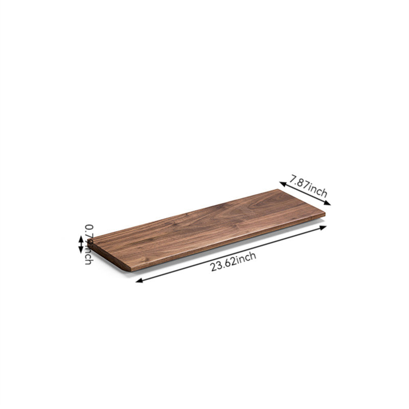 Kahaleel Wood Floating Shelf, 0.79" H x 23.62" W x 7.87" D