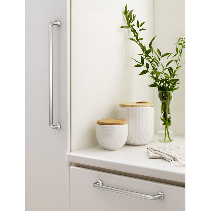 Factor 18 inch (457mm) Center-to-Center Polished Nickel Appliance Pull, Polished Nickel, 18"