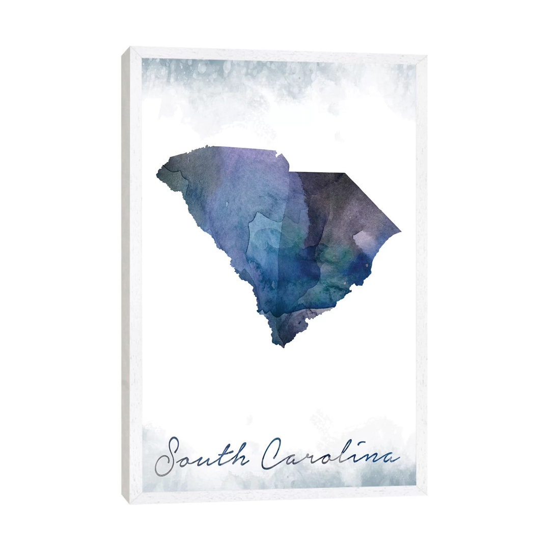 South Carolina State Bluish - Print on Canvas