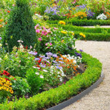 10cm H x 1000cm W Polyethylene Plastic Lawn Edging
