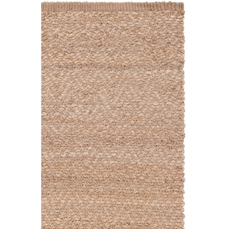 Tapis en jute tissé à la main Borrego, Tapis de couloir 2 pi 3 po x 11 pi