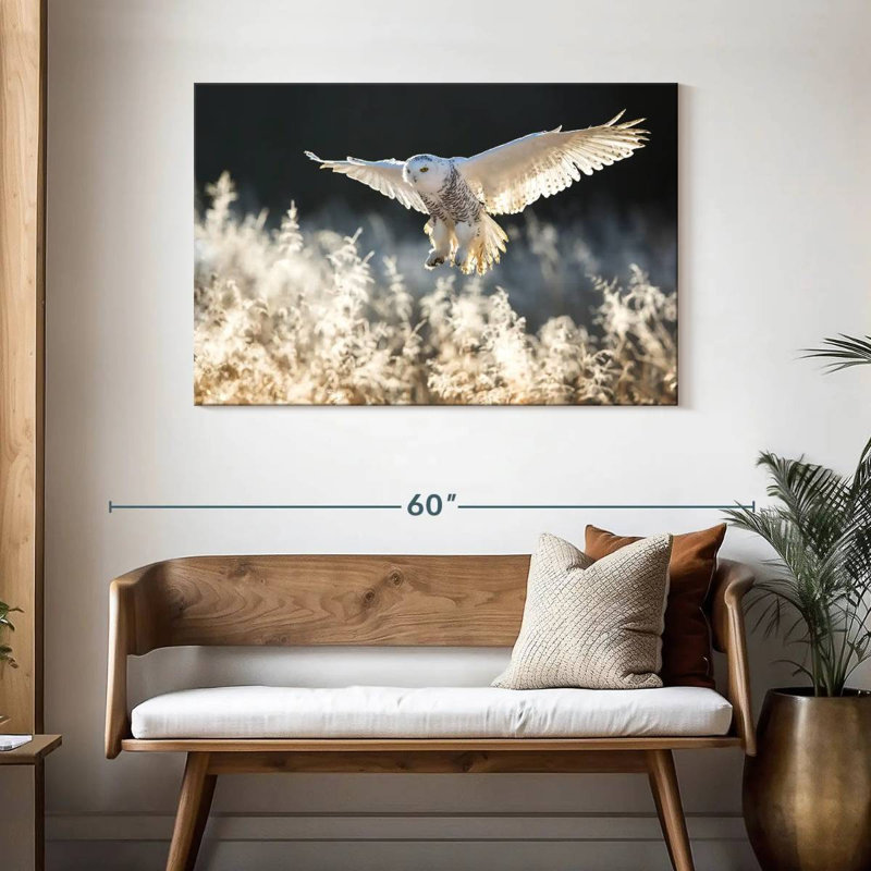 Snowy Owl Hunt, 30" H x 45" W